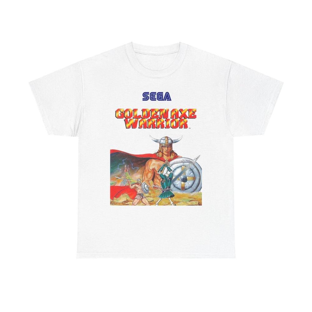 Golden Axe Warrior T-Shirt Sega Master System 80S Fighting Video Game 8-Bit